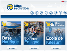 Tablet Screenshot of glissevolution.com